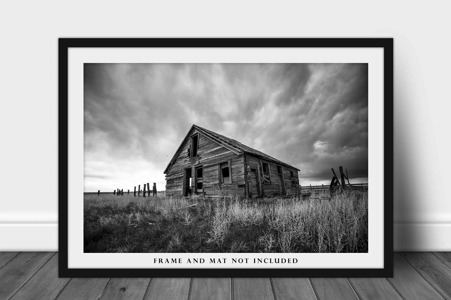 Rustic Photo Print | Abandoned Homestead Picture | Colorado Wall Art | Great Plains Photography | Farmhouse Decor