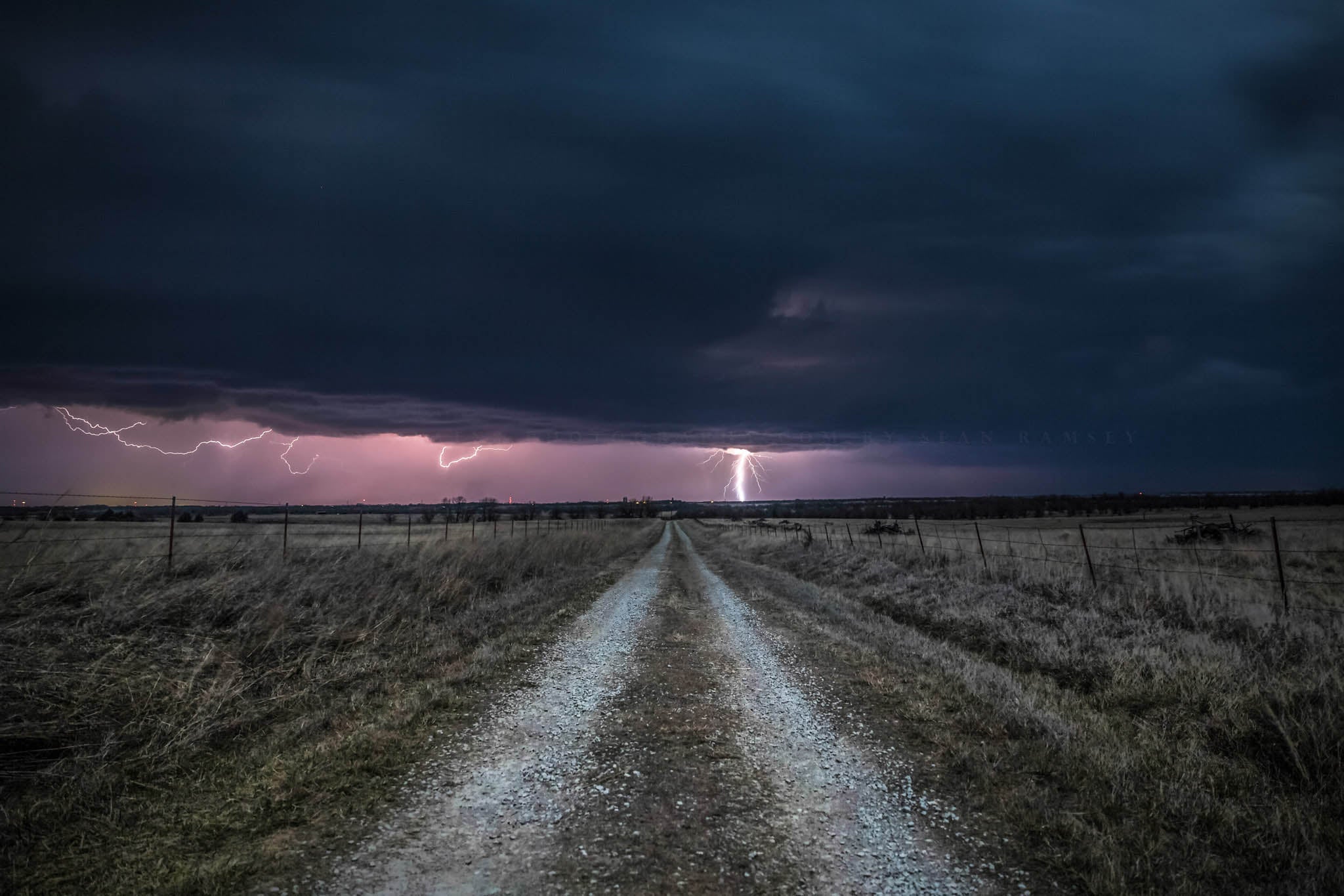 Lightening Landscape Picture, Canvas store and Metal Print Wall Art Photo, Rural Wall Decor, Fine Art Print