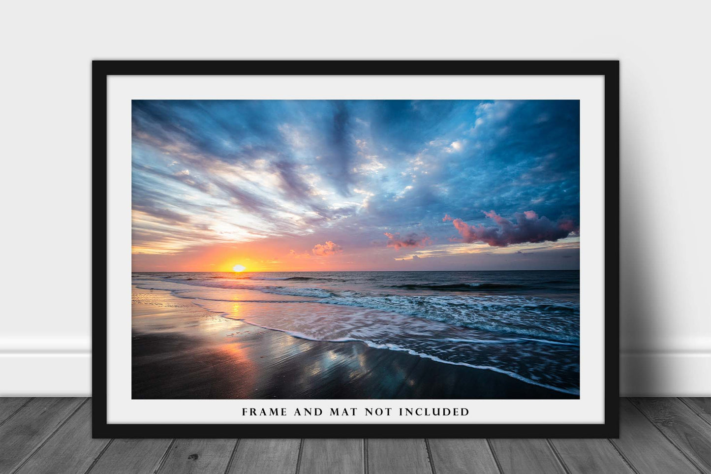 Coastal Photo Print | Sunrise Over Beach at Hilton Head Island SC Picture | South Carolina Wall Art | Seascape Photography | Nature Decor