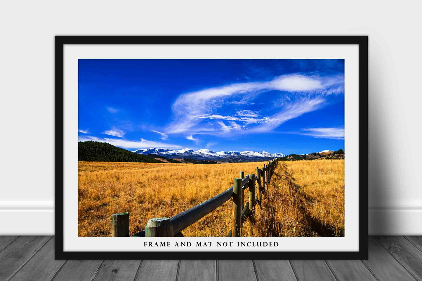 Wyoming Photography Print - Fine Art Print of Bighorn Mountains on Fall Day in Northern Wyoming Western Wall Art Ranch Decor Landscape Art
