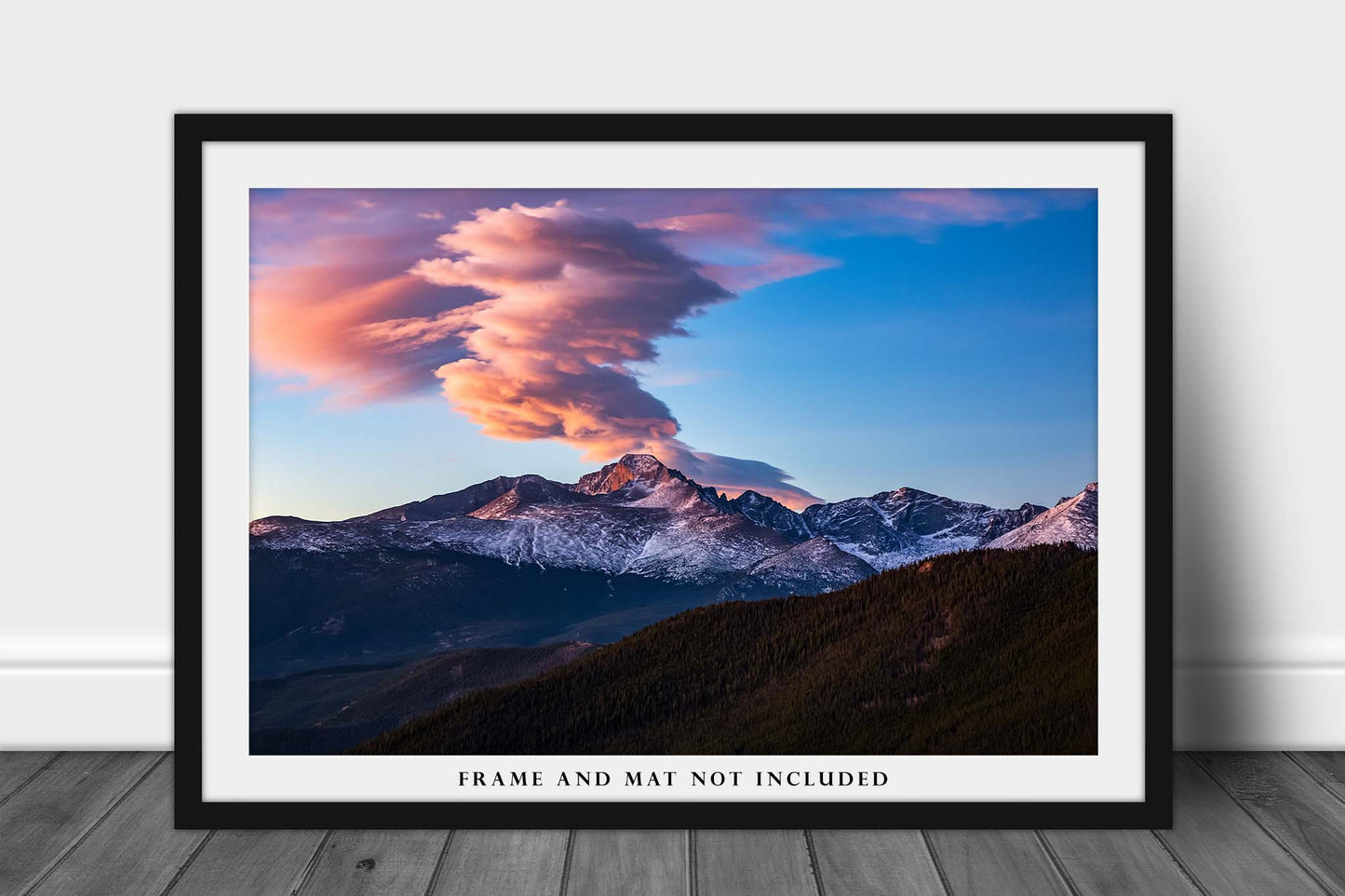 Longs Peak Photography Print | Rocky Mountains Picture | Western Wall Art | Colorado Landscape Photo | Nature Decor | Not Framed