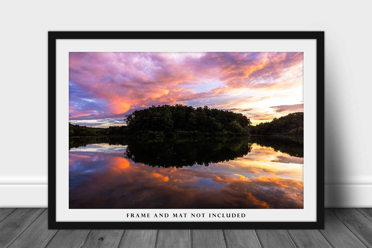 Lake Woodhaven Photography Print | Reflection Picture | Appalachian Wall Art | Tennessee Landscape Photo | Nature Decor | Not Framed