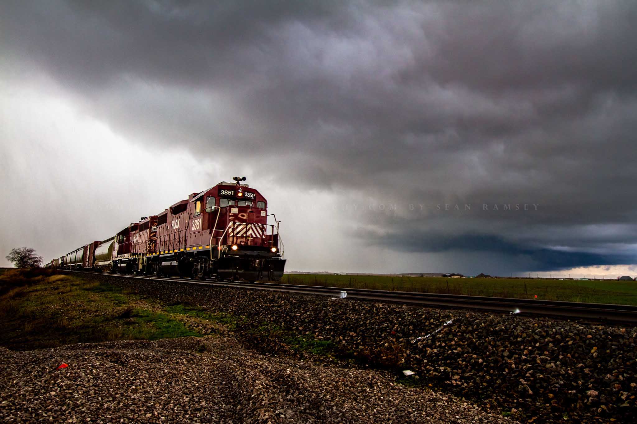 Train Photography Print | Storm Picture | Locomotive Wall Art | Oklaho ...