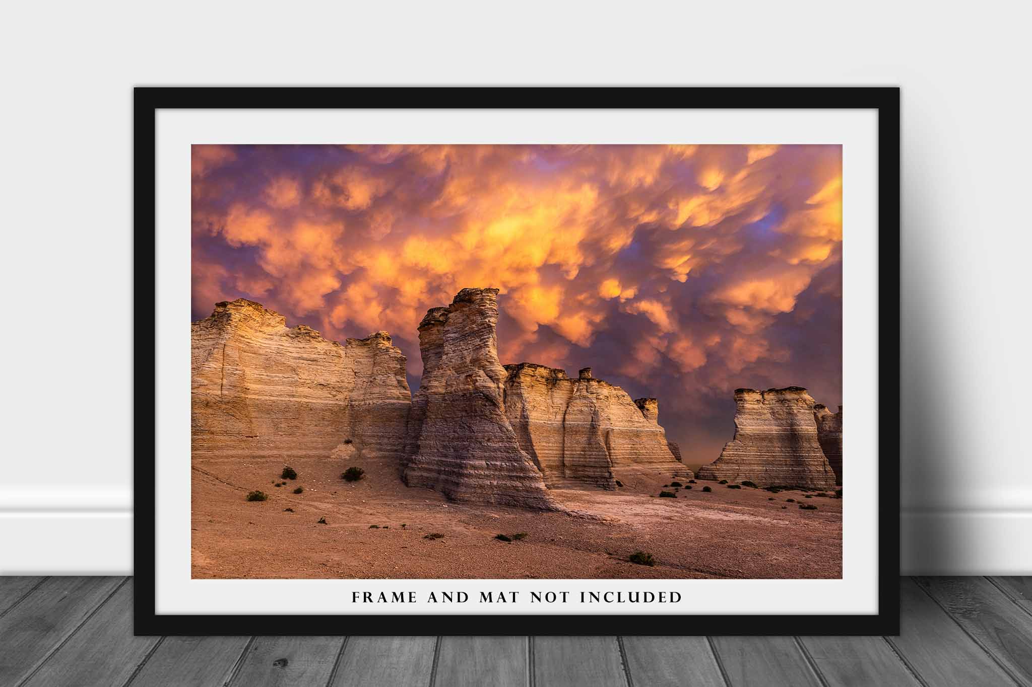 Landscape Oil Painting offers Monument Rocks Kansas - (FNC)