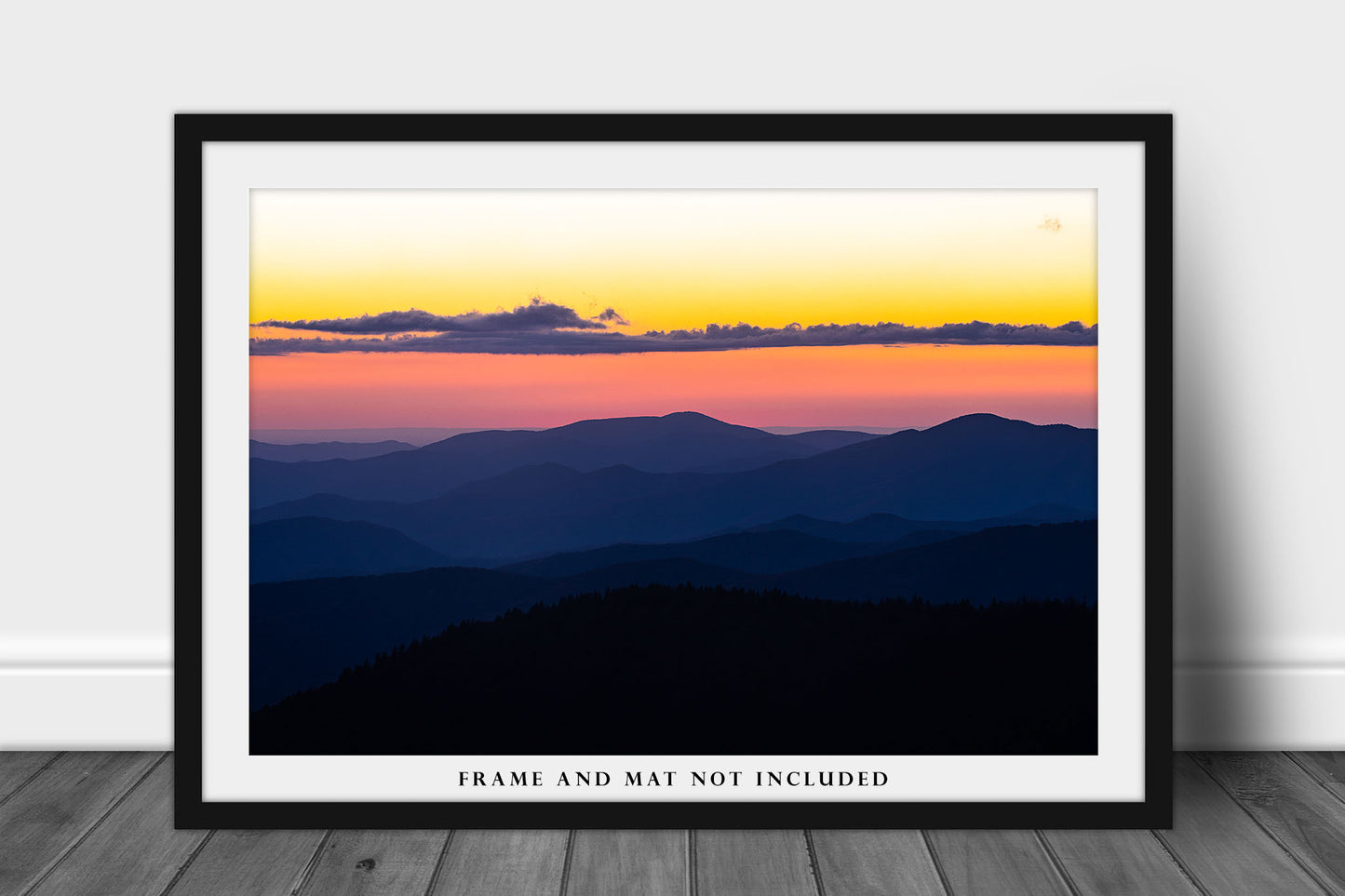 Landscape Photo Print | Appalachian Mountains Picture | North Carolina Wall Art | Clingmans Dome Photography | Great Smoky Mountains Decor