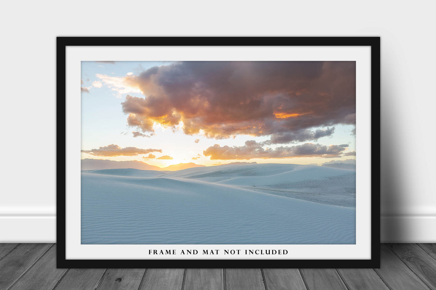 Desert Photo Print | White Sands National Park Picture | New Mexico Wall Art | Landscape Photography | Southwestern Decor