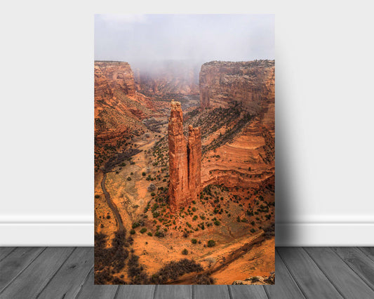 Canyon de Chelly Metal Print | Spider Rock Photography | Vertical Arizona Wall Art | Western Photo | Nature Decor | Ready to Hang