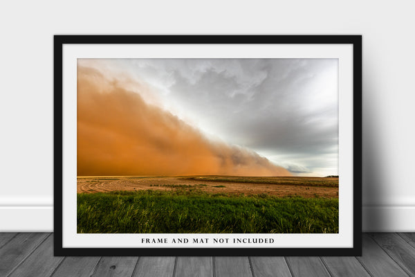 Haboob Print | Dust Storm Picture | Texas Wall Art | Weather Photography | Nature Decor