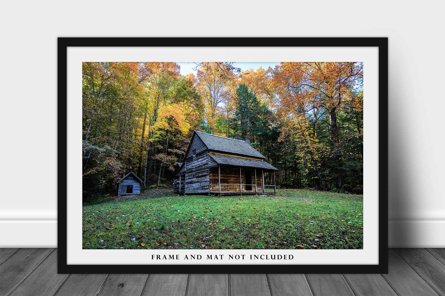 Great Smoky Mountains Photography Print | Whitehead House Picture | Appalachian Wall Art | Tennessee Photo | Rustic Country Decor | Not Framed