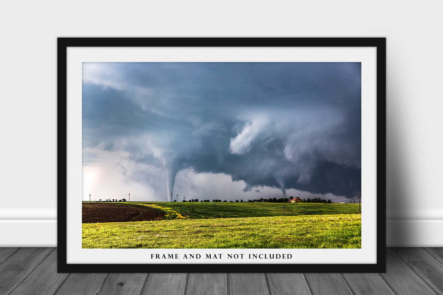 Storm Photo Print | Tornado Picture | Kansas Wall Art | Thunderstorm Photography | Nature Decor