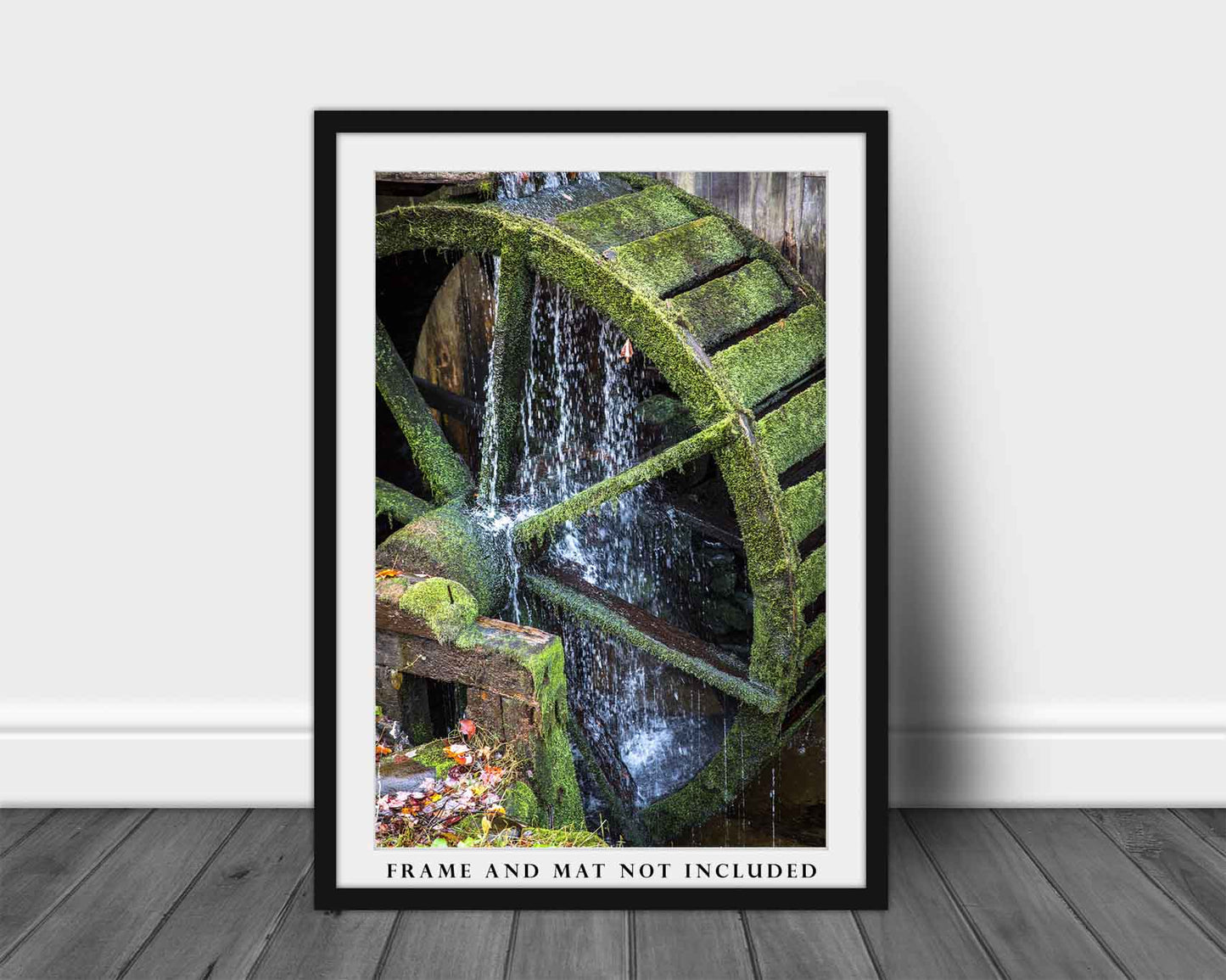 Cades Cove Photo Print | Old Mill Wheel Picture | Tennessee Wall Art | Vertical Great Smoky Mountains Photography | Country Decor