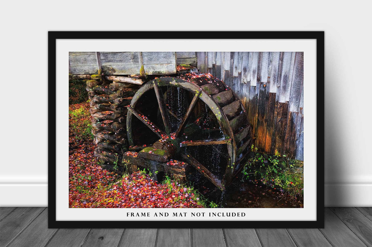 Grist Mill Wheel Photography Print | Country Picture | Great Smoky Mountains Wall Art | Tennessee Photo | Rustic Decor | Not Framed