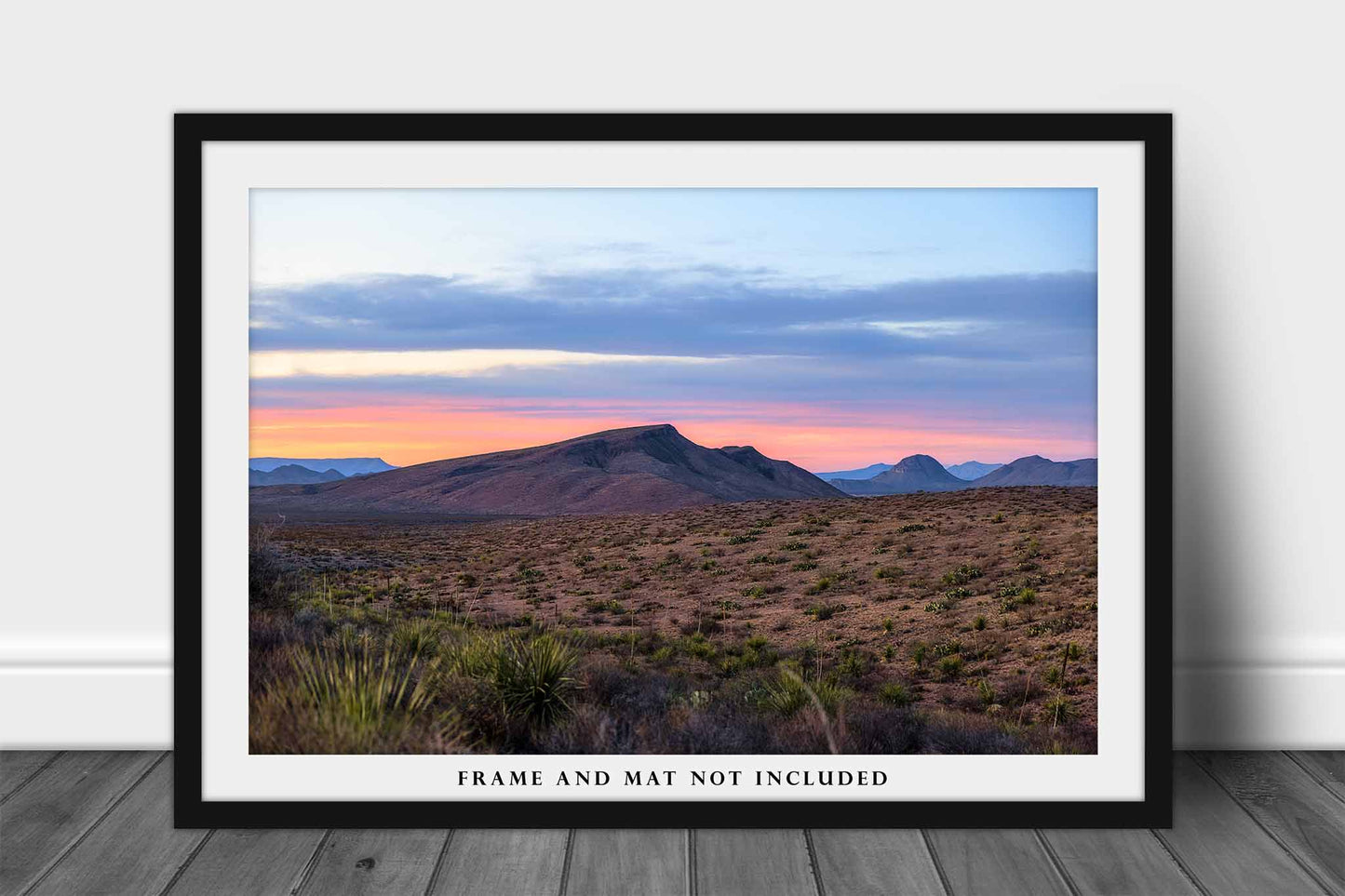 Big Bend Photography Print | Mountains and Mesa Picture | National Parks Wall Art | West Texas Photo | Desert Decor | Not Framed