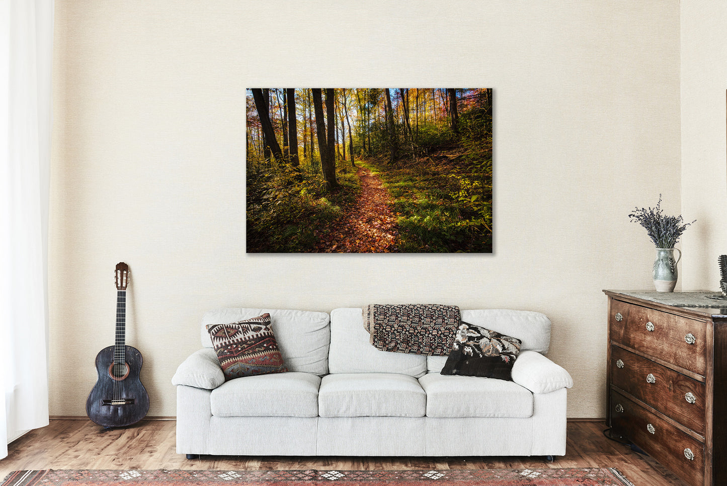 Metal Print | Hiking Trail Photo | Tennessee Artwork | Forest Wall Art | Great Smoky Mountains Photography | Nature Decor