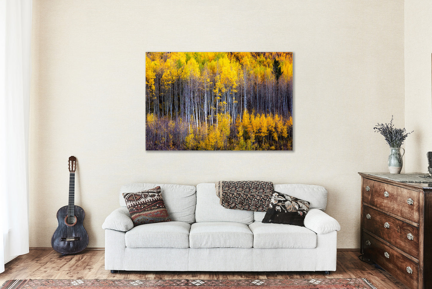 Canvas Wall Art | Aspen Tree Picture | Autumn Gallery Wrap | Colorado Photography | Rocky Mountain Decor