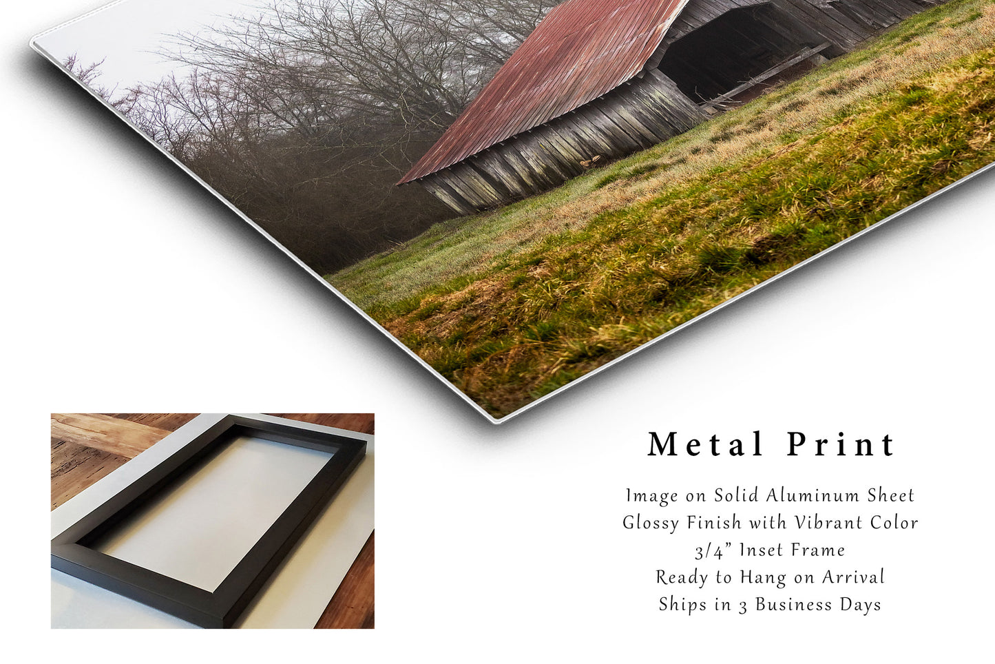 Barn Metal Print | Country Photography | Farm Wall Art | Arkansas Photo | Farmhouse Decor | Ready to Hang