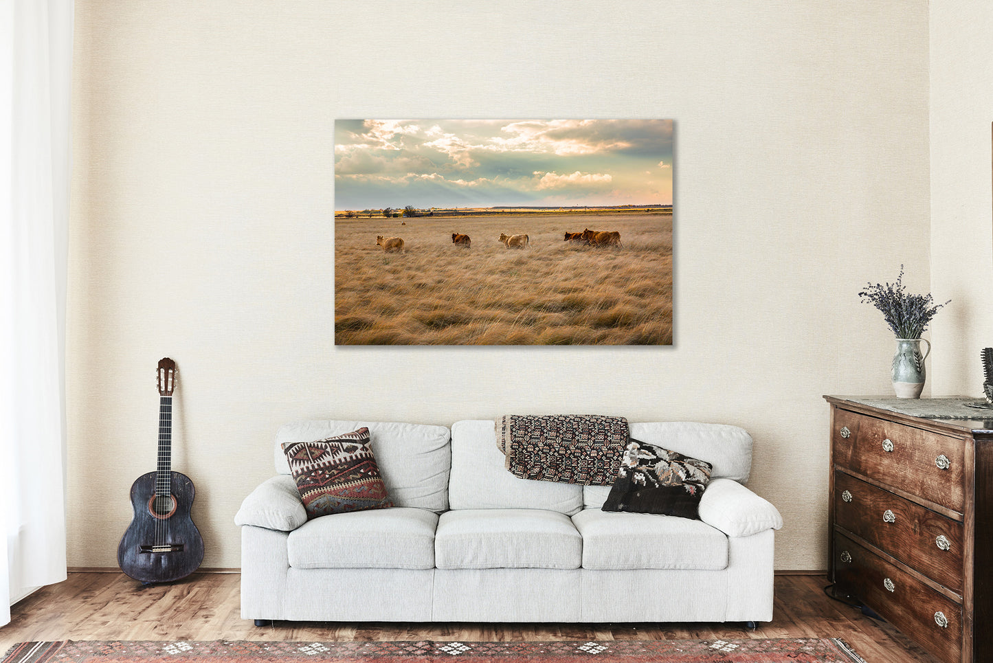 Cow Metal Print | Cattle Herd Photography | Farm and Ranch Wall Art | Texas Photo | Western Decor | Ready to Hang