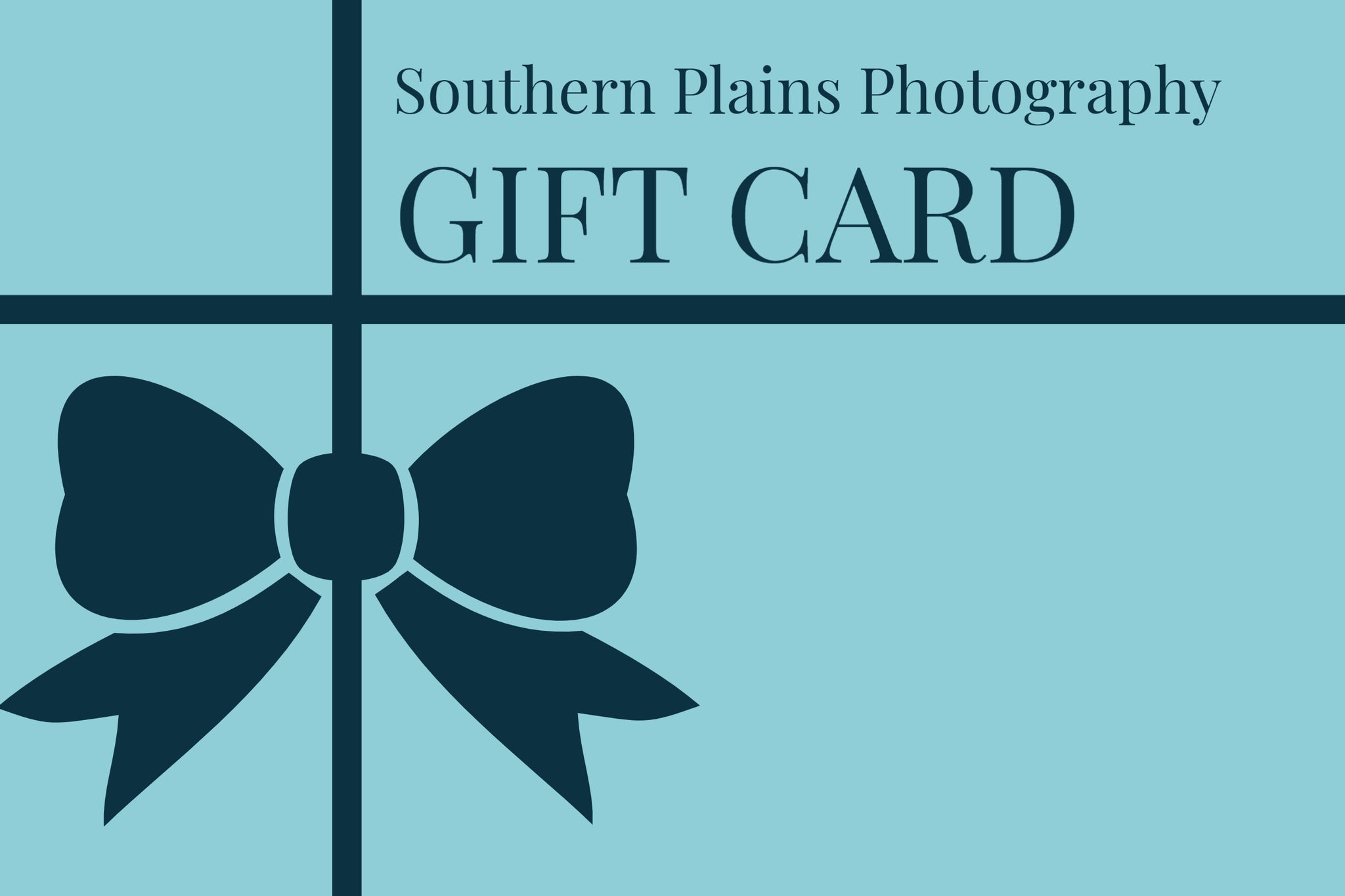 Gift cards to purchase prints and wall art from Southern Plains Photography by Sean Ramsey.
