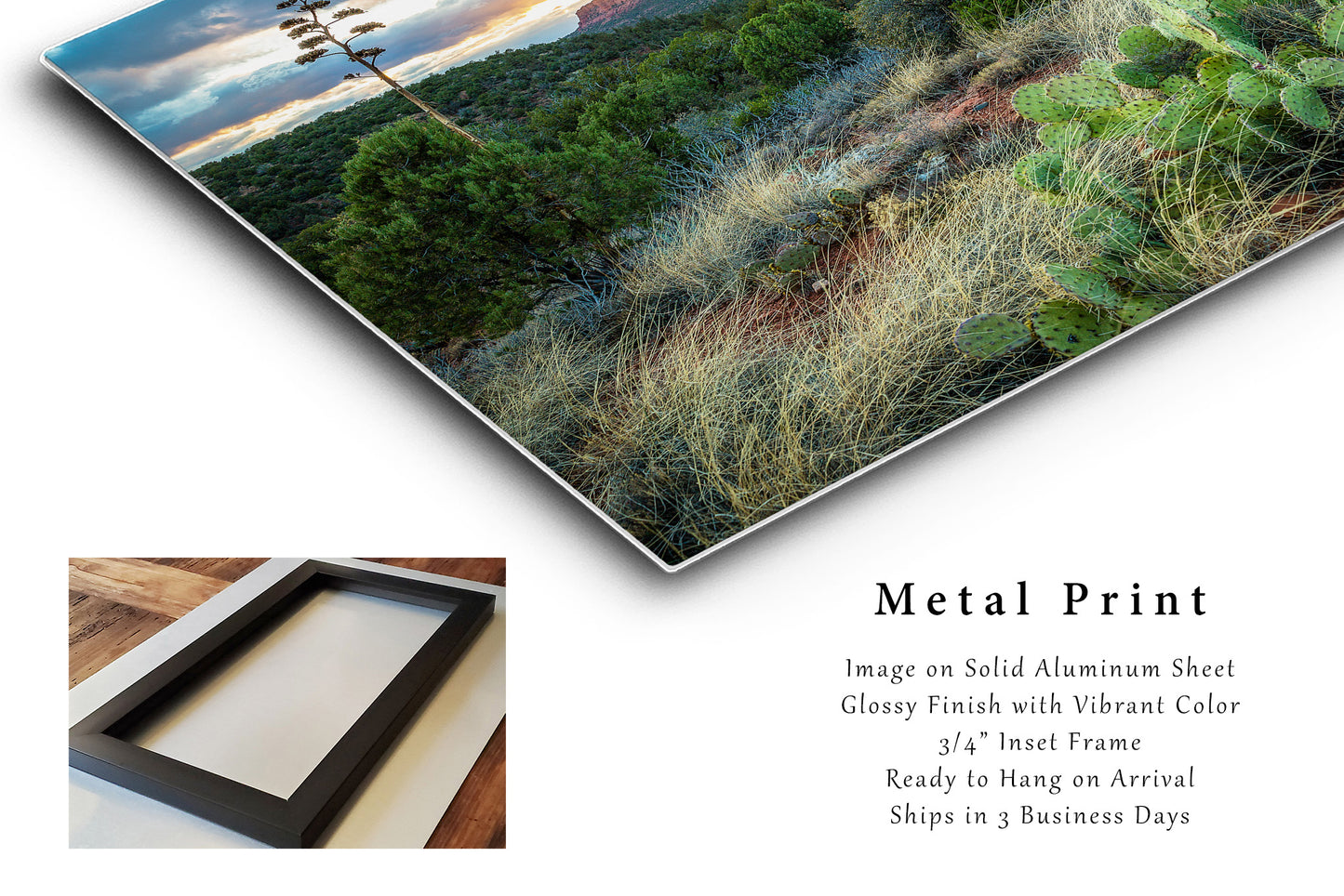Metal Print | Desert Landscape Photo | Sedona Arizona Artwork | Western Wall Art | Southwestern Photography | Nature Decor