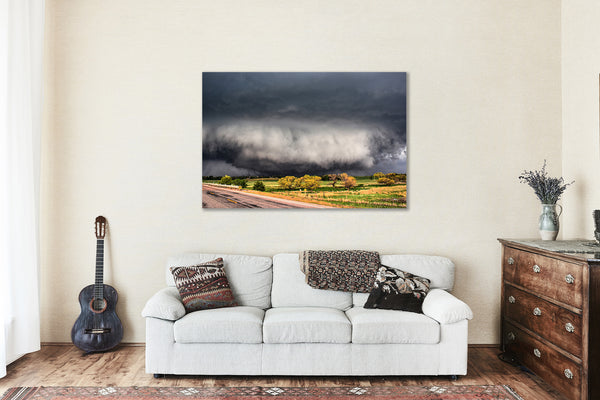 Metal Print | Tornado Photo | Oklahoma Artwork | Storm Wall Art | Thunderstorm Photography | Extreme Weather Decor