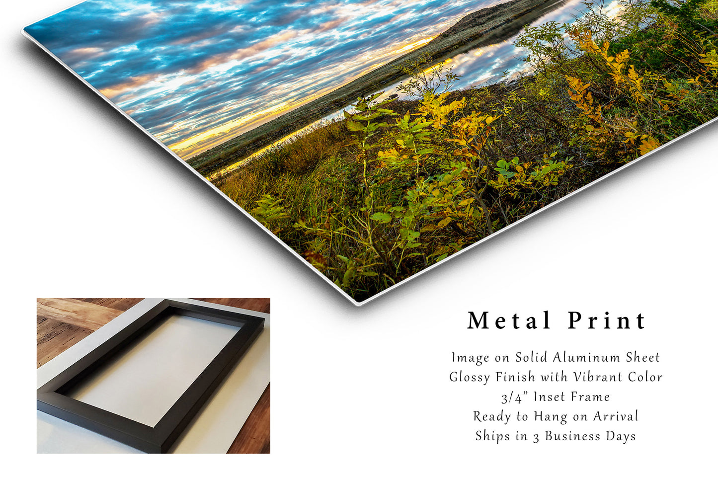 Wichita Mountains Metal Print | Landscape Photography | Oklahoma Wall Art | Scenic Sky Photo | Nature Decor | Ready to Hang
