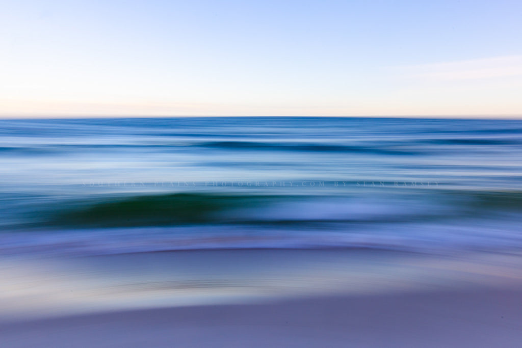 Coastal Photo Print | Abstract Water and Sky Picture | Alabama ...
