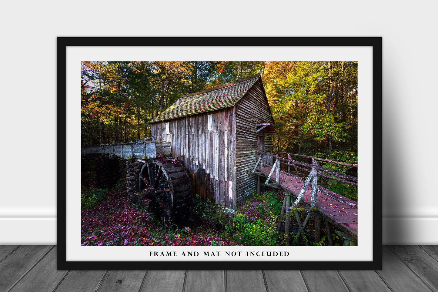 Country Photo Print | John Cable Mill Picture | Tennessee Wall Art | Cades Cove Photography | Autumn Photo | Great Smoky Mountains Decor